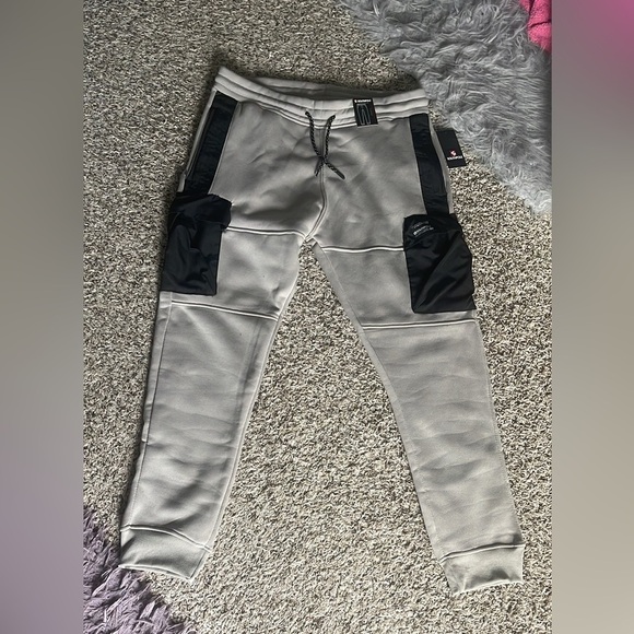 South Pole Other - South Pole Gray Fleece Joggers with Black Accents